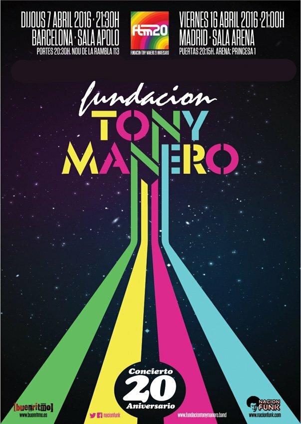 Fundación Tony Manero - 20º Aniversario, Madrid
