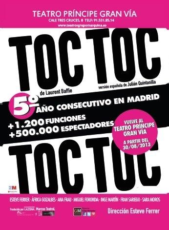 Toc Toc en Madrid - 5ª Temporada de éxito