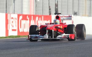 Fernando Alonso en Montmel�