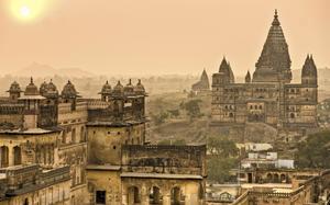 Panorámica de la ciudad de Orchha