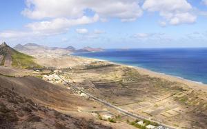 Vista a�rea de Porto Santo