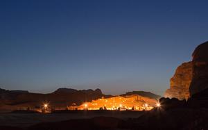Campamento en el desierto