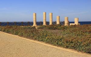 Columnas en Caesarea