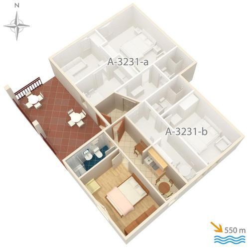 Apartments And Rooms With Parking Space Krk - 3231