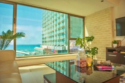 Apartamento Luxury Full Sea View Apt Facing Gordon Beach