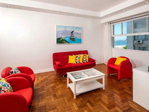 Apartamento Enorme 3 Quartos Com Jacuzzi E Vista Mar Para 8 Pessoas Em Copacabana!