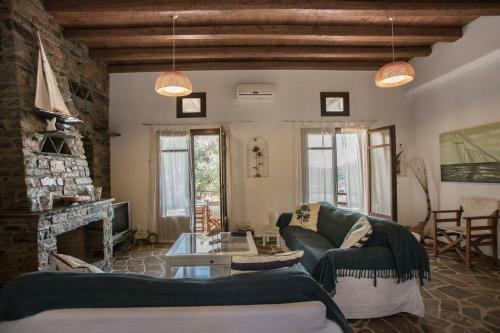 2ag252-house With A Pool In Andros