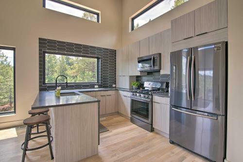 Modern Evergreen Cabin On 35 Acres With Views!