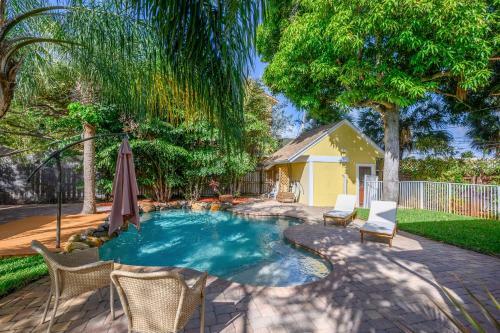 New Listing! Garden Getaway With Backyard Pool Oasis Home