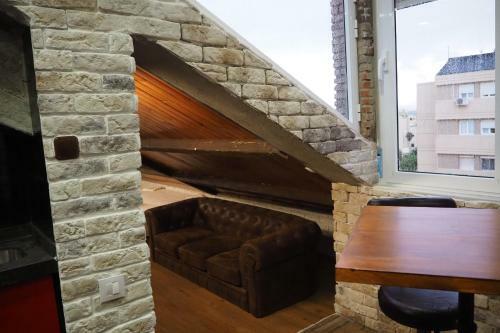 Tiny And Cute Apartment In The Roof Touching Border