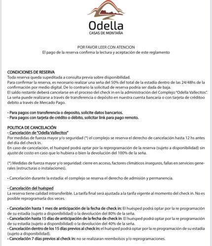 Complejo Odella Casas de Monta�a