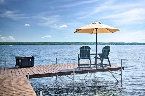Lakefront Mayville Cottage With Dock And Grill!