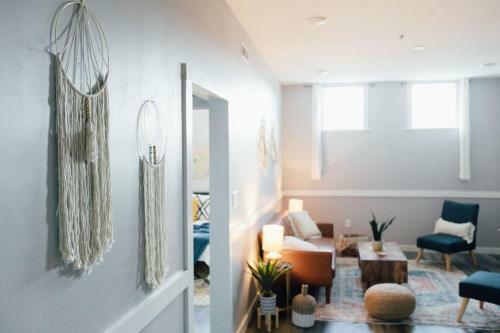 Apartamento New Boho Apt In Downtown Johnson City King Bed