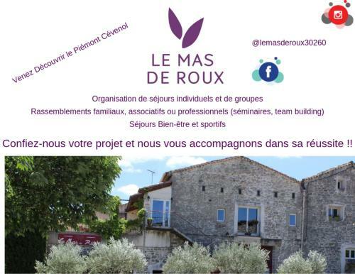 Bed & Breakfast Le Mas de Roux Chambres D'hotes