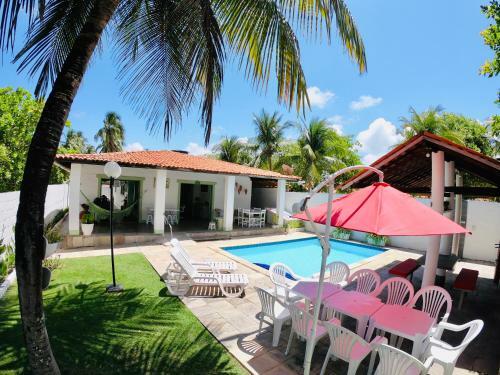 Casa Mobiliada Com Piscina Para Fam�lia