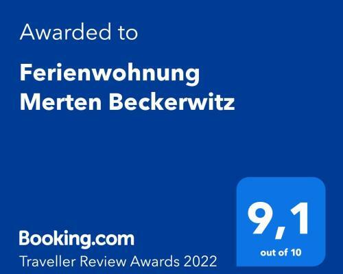 Apartamento Ferienwohnung Merten Beckerwitz