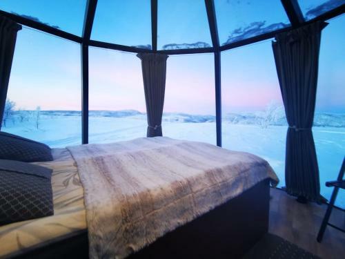 Aurora Hut - Luksusmajoitus Iglu Tunturissa Pohjois-lapissa Nuorgamissa