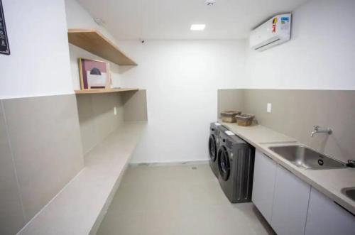 Apartamento Lindo Flat Com �rea Externa Privativa.