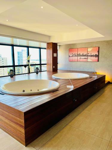 Apartamento Flat Com Piscina E Vista Pro Mar Em Ponta Verde Al