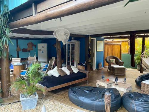Otima Casa Com Deck Gourmet Na Praia Da Baleia Sp