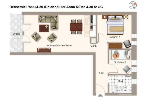 Apartamento Deichh�user Anna K�ste Deichh�user Anna K�ste 4-30