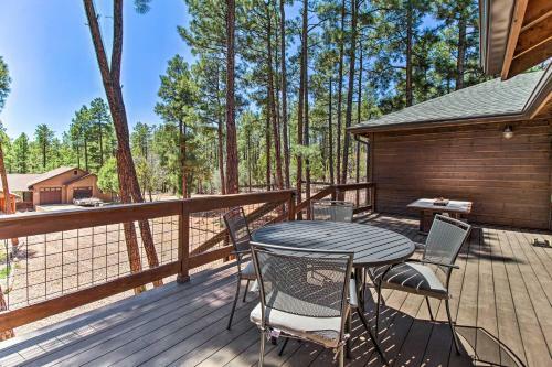 Modern Show Low Cabin Retreat With Deck And Grill