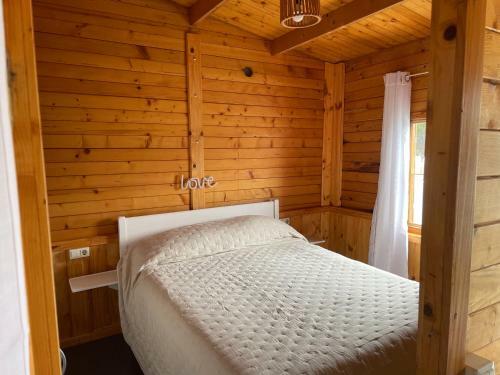 Agradable Mini Casa de Madera Con Jard�n Amplio