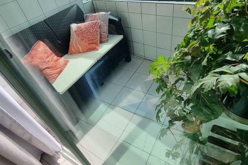 Apartamento Requinte E Conforto Com M�veis Novos E Vista Mar