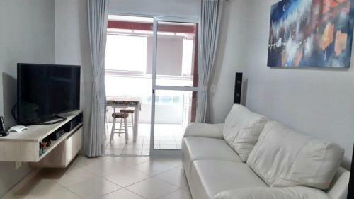 Apartamento Vista Mar Com Varanda Gourmet E Wifi 250mbps