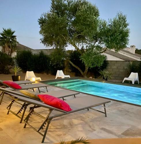 Jolie Maison de Vacances Avec Piscine