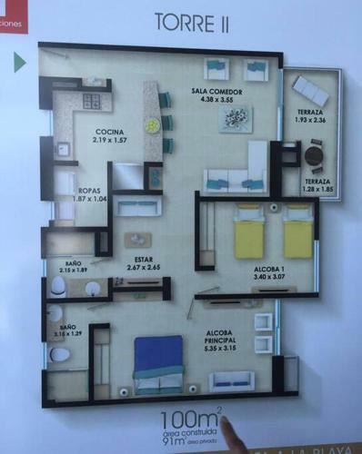 Beach Side Apartament - Reserva Del Mar - Santa Marta