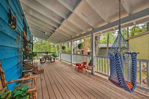 Colorful Munds Park Cabin With Deck And Fireplace