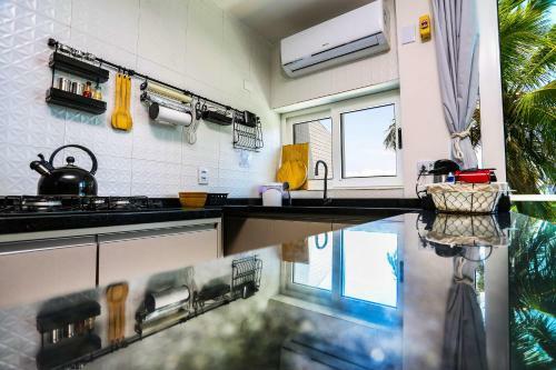 Apartamento Lindo Flat Sobre O Mar de Martin de S�...