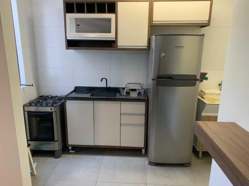 Apartamento Loft Com Estacionamento 400 Metros Da Praia