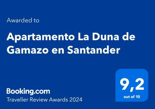 Apartamento La Duna de Gamazo En Santander