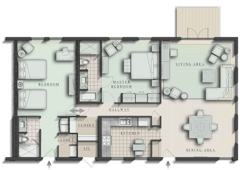 Hotel Bungalows At The Boca Raton