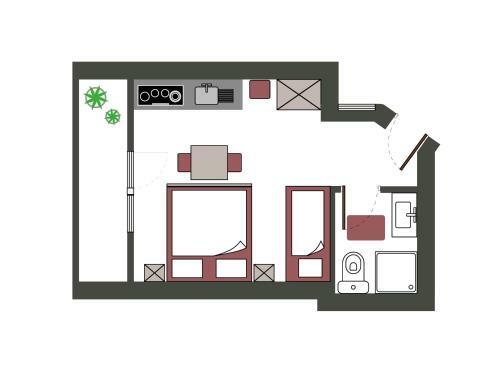 Apartamento Sportpension Rubin