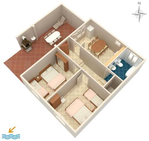 Apartments By The Sea Zavode (Omis) - 1048