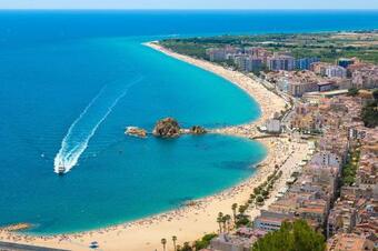 Apartamento Apt Miami In Center Of Blanes Town With Wifi, A/c, Pool And Private Parking