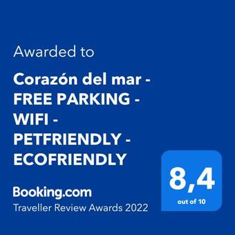 Apartamento Corazón Del Mar - Free Parking - Wifi - Petfriendly - Ecofriendly