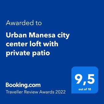 Apartamento Urban Manesa City Center Loft With Private Patio