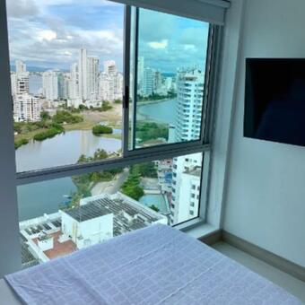 Apartamento Moderno Con Vista Al Mar En Bocagrande Cartagena