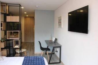Apartamento Loft Nuevo A Minutos Caminando De Zona T Y Andino