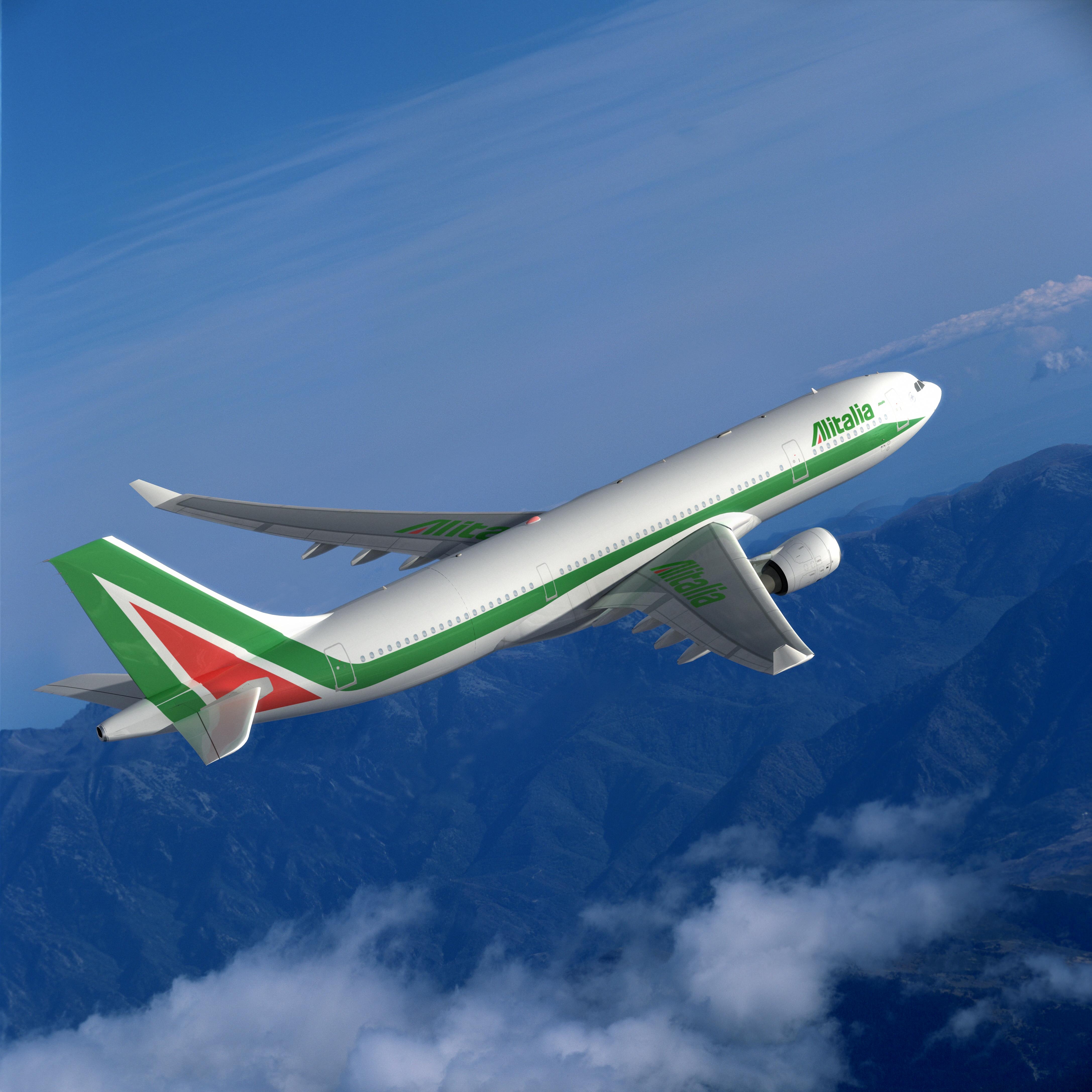 Самолет в италию