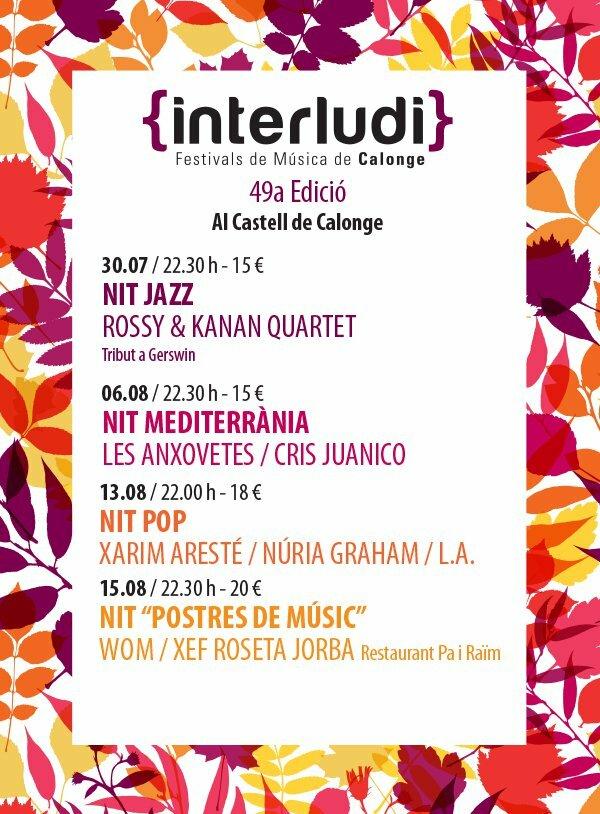 Rossy & Kanan Quartet - Fest Calonge Interludi '16
