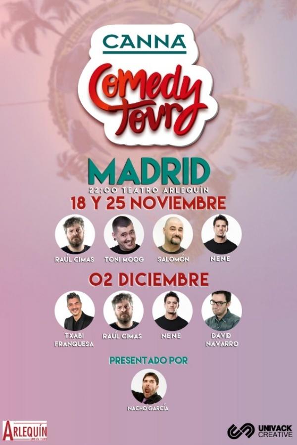 Canna Comedy Tour en Madrid