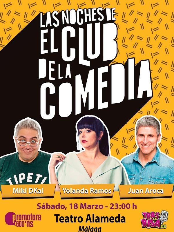 Las noches de El Club de la Comedia, en Málaga