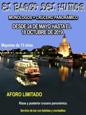 El Barco del humor - Monólogo + Crucero por Guadalquivir
