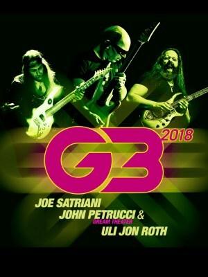 G3 ft Joe Satriani, John Petrucci & Uli Jon Roth - Guitar BCN 2018
