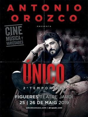 Antonio Orozco - Único 2019, en Figueres 26/05